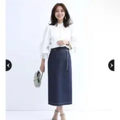 jusglitty デニム生地スカート(1)