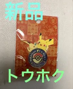 ポケモンセンタートウホクR ロゴピンズ ピカチュウ ビクティニ