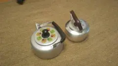 やかん2個セット アルミケトル やかん レトロ アルミやかんのサムネイル