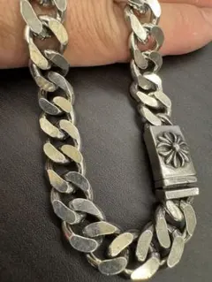 クロス　2面カット　極太　チェーンネックレス　喜平ネックレス