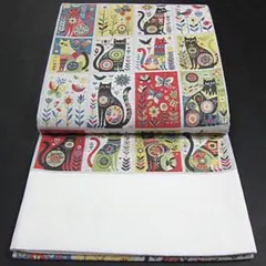 新柄 新品 西陣織六通柄袋帯 市松猫模様 【綿芯御仕立付】 - メルカリ