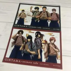 銀魂　アニメイトカフェ　アニカフェ　非売品　ブロマイド