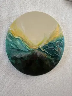 の*あ様 絵画 アクリル画 原画 光の小径 テクスチャーアート 風景画