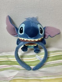 スティッチ ぬいぐるみカチューシャ ディズニー Disney レア - メルカリ