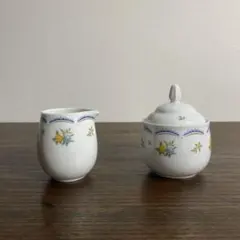 ノリタケ×千趣会 COOKJOY クリーマー＆シュガーポット セット 花柄