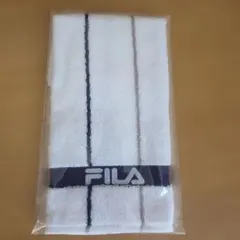 【未使用・未開封】FILA ストライプタオル ホワイト