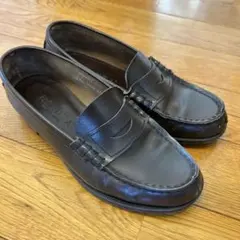 【中古、履き潰し品】HARUTA 本革ローファー23センチEEE