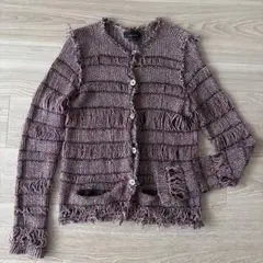 ISABEL MARANT フリンジニットカーディガン 36