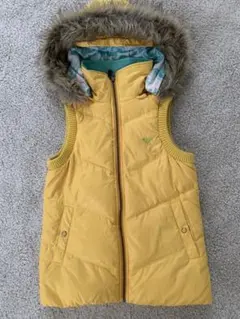 ROXY ダウンベスト　ファー付き　Sサイズ