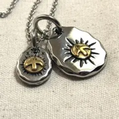 【ダブル ドロップ チャーム ネックレス】のサムネイル