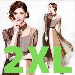 【限定お値引き中】ワンピース　レース　シースルー　結婚式　二次会　パーティー