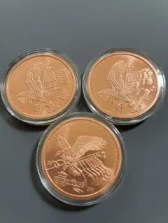 GOLDEN STATE MINT【イーグル】純銅5オンスメダル - メルカリ