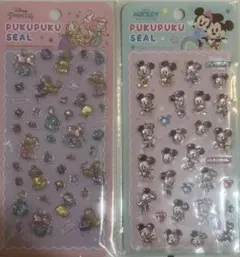 ディズニープリンセス＆ミッキー プクプクシール