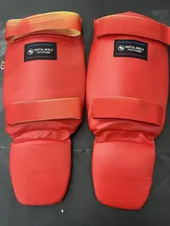 MARTIAL WORLD レガース シンガード レッドのサムネイル