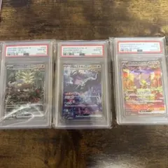 PSA10　3連番　ウガツホムラex　ウネルミナモex　タケルライコex SAR
