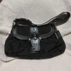 〈未使用〉COACH コーチ ソーホー ワンショルダーバッグ シグネチャー黒