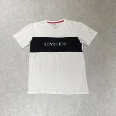 LOVELESS 2 白 ラインストーン フロントロゴ プリント Tシャツのサムネイル