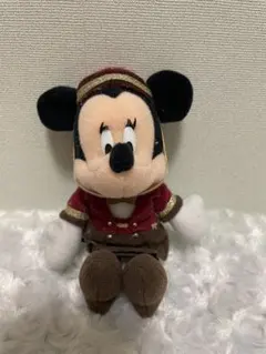レア　ディズニーシーミラコスタ　ミニーぬいぐるみバッジ