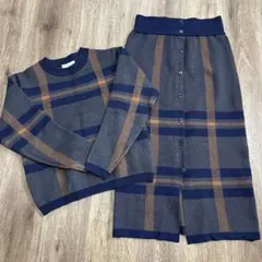 AZUL by moussy ニットセットアップ