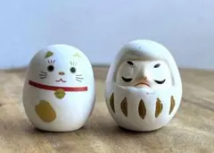 招き猫とダルマのセット