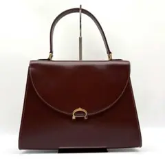【未使用近 極美品】カルティエ マストライン ハンドバッグ ボルドー