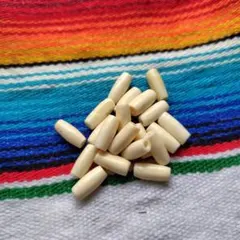 B078　水牛ボーンビーズ20個