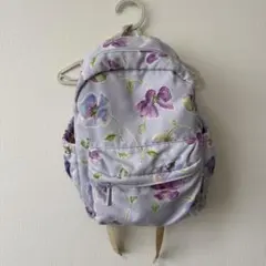 ブランシェス　花柄　リュック　パープル系