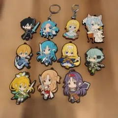 ソードアート・オンライン ラバーストラップ 6個セット - メルカリ