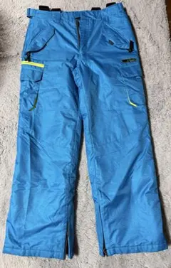 スノーボードウェア上下セット（青・迷彩）