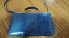 ヘビ柄ショルダー、ハンドバック