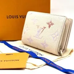 ルイヴィトン　二つ折り財布 ポルトフォイユ クレア モノグラム アンプラント