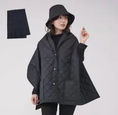 ブラック キルティングジャケット