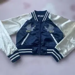 最終値下げ　C.O.L.Z.A. ネイビー ホワイト スカジャン　新品　未使用