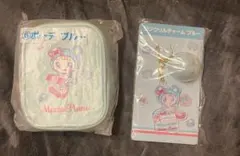 mezzo piano ポーチ アクリルチャーム ブルー 2点セット