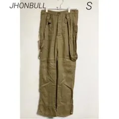 0269 JHONBULL ジョンブル 新品タグ付き リネン カーゴ パンツ