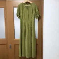 美品　FREE'S MART 半袖　ロングワンピース　S 春夏