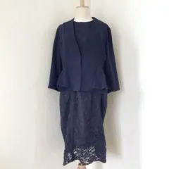 RUIRUE BOUTIQUE レースワンピース　セットアップスーツ 2L