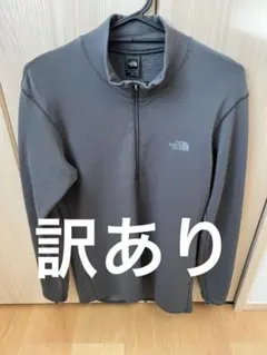 ノースフェイス L/S HOT Zip up ロングスリーブ グレー Mサイズ