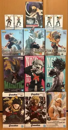 ヒロアカ　プライズフィギュア　14点セット　まとめ売り　爆豪勝己