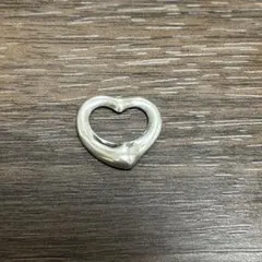 Tiffany ネックレス　オープンハート　シルバー