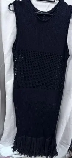 ZARA ブラックロングノースリーブ　裏地付き