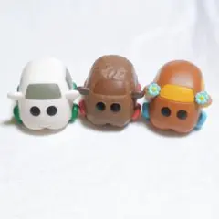 PUI PUIモルカー　入場者プレゼント　フィギュア　チョコ　テディ　シロモ