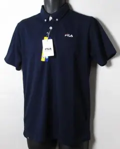 新品 フィラ/FILA ゴルフ 鹿の子ボタンダウン半袖シャツ/メンズ/M