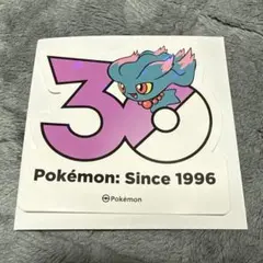 【韓国限定】 ポケモン　30周年　記念　ステッカー　シール　ムウマ