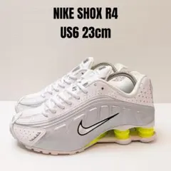 NIKE SHOX R4 ナイキ ショックス 23cm ホワイト シルバー