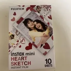 FUJIFILM instax mini HEART SKETCH 10枚