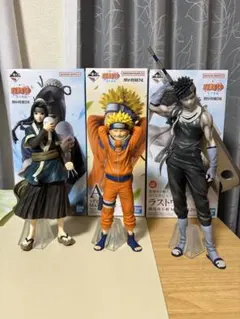 一番くじ　ナルト　波の国　フィギュア3体セット