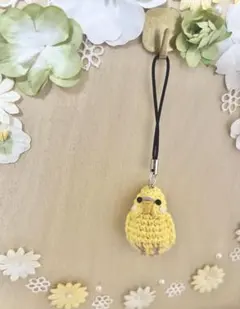セキセイインコ あみぐるみ ストラップ