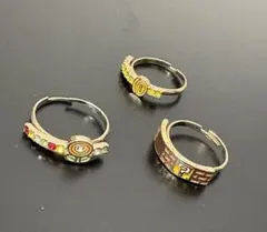 スーパーマリオ テーマ リング 3点セット