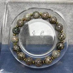 瑪瑙　九眼天珠ブレス　3-254